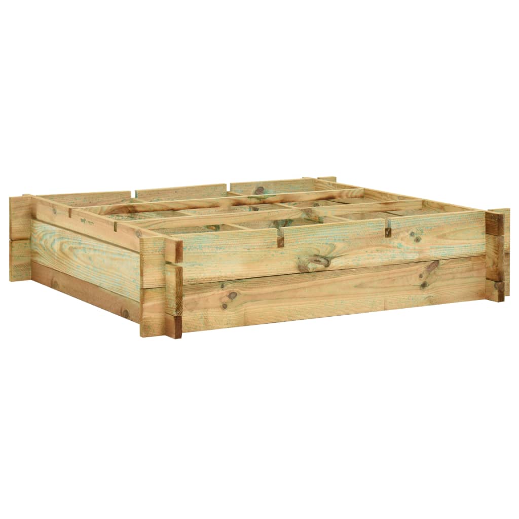 VidaXL Plantenbak 90x90x20 cm geïmpregneerd hout
