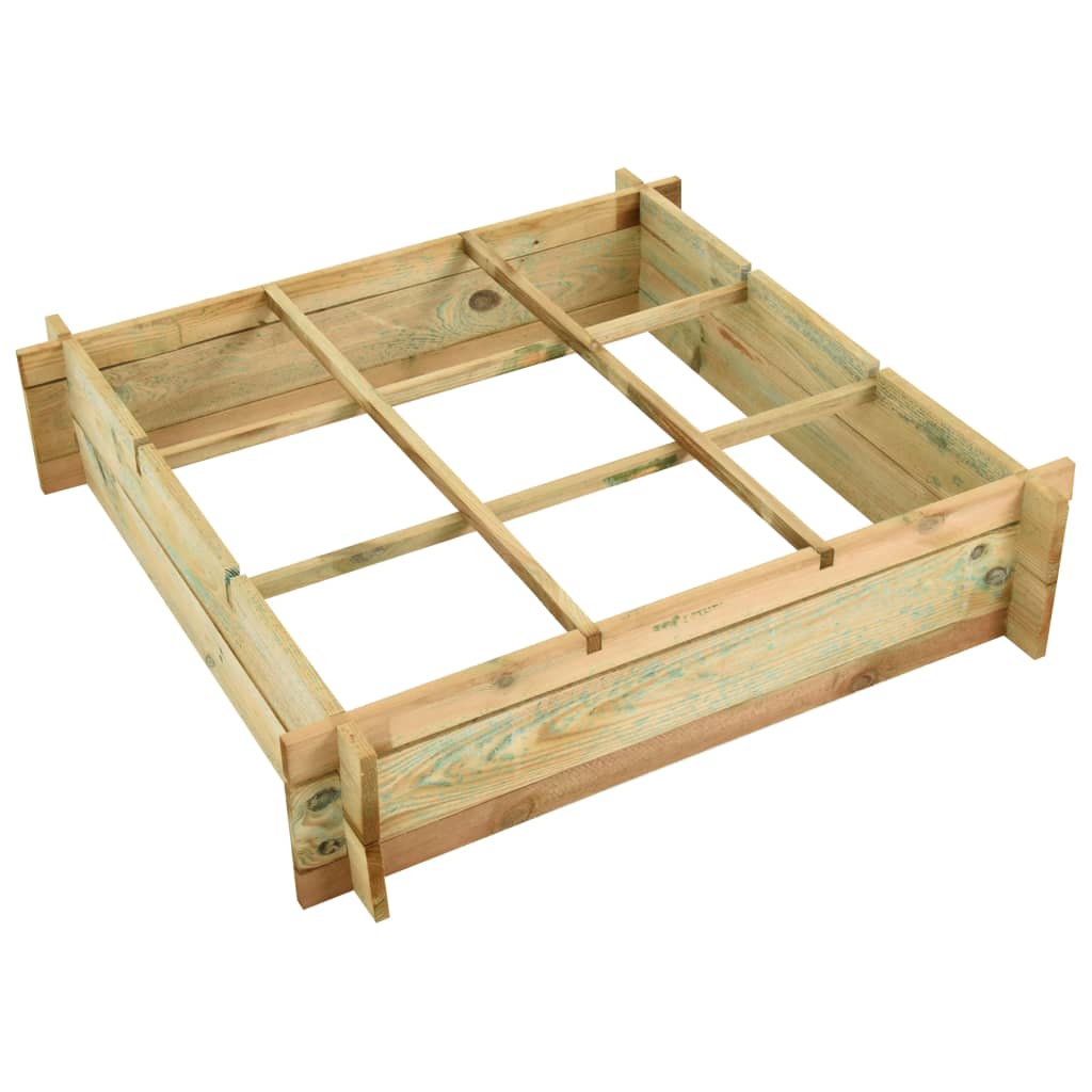 VidaXL Plantenbak 90x90x20 cm geïmpregneerd hout
