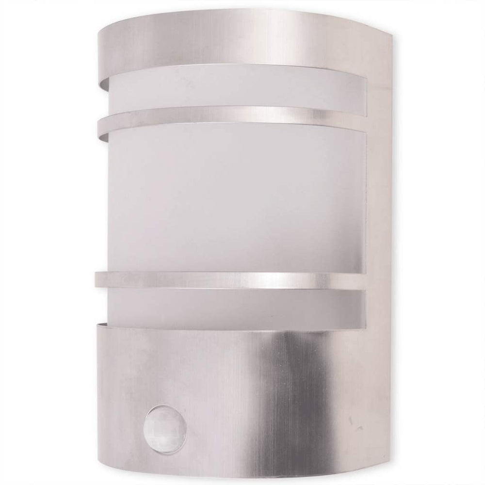 Vidaxl buitenwandlamp met sensor rvs