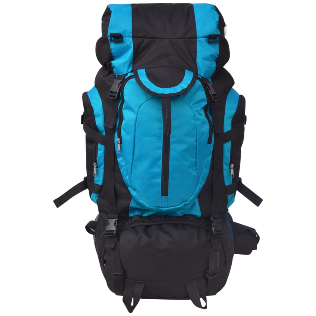 Vidaxl rugzak wandelen xxl 75 l zwart en blauw