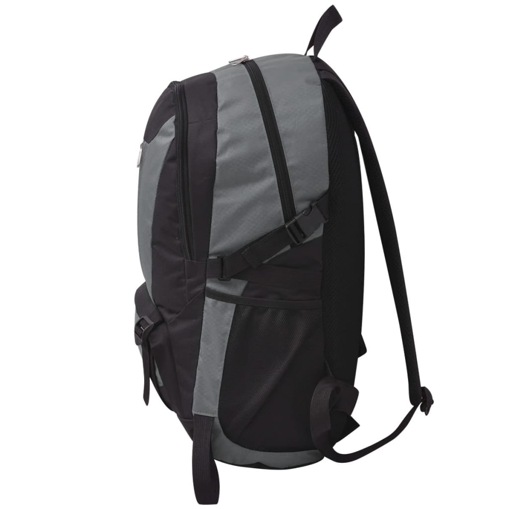 Vidaxl wandelrugzak 40 l zwart en grijs