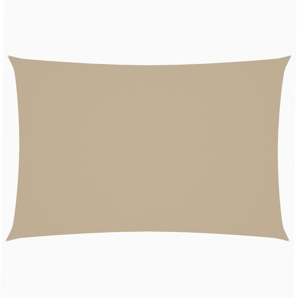 Vidaxl zonnescherm rechthoekig 2x4m oxford stof beige