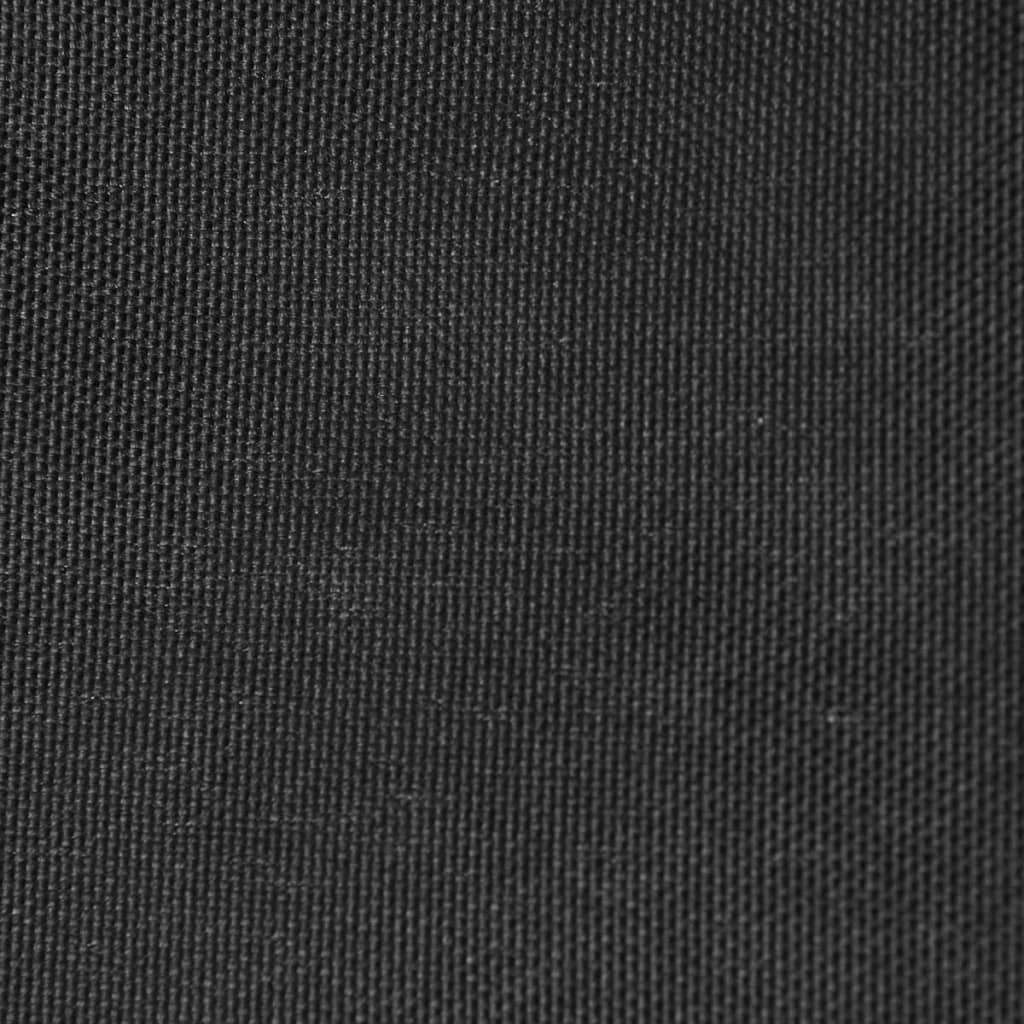 Vidaxl zonnescherm driehoekig 5x5x5m oxford stof antracietkleurig
