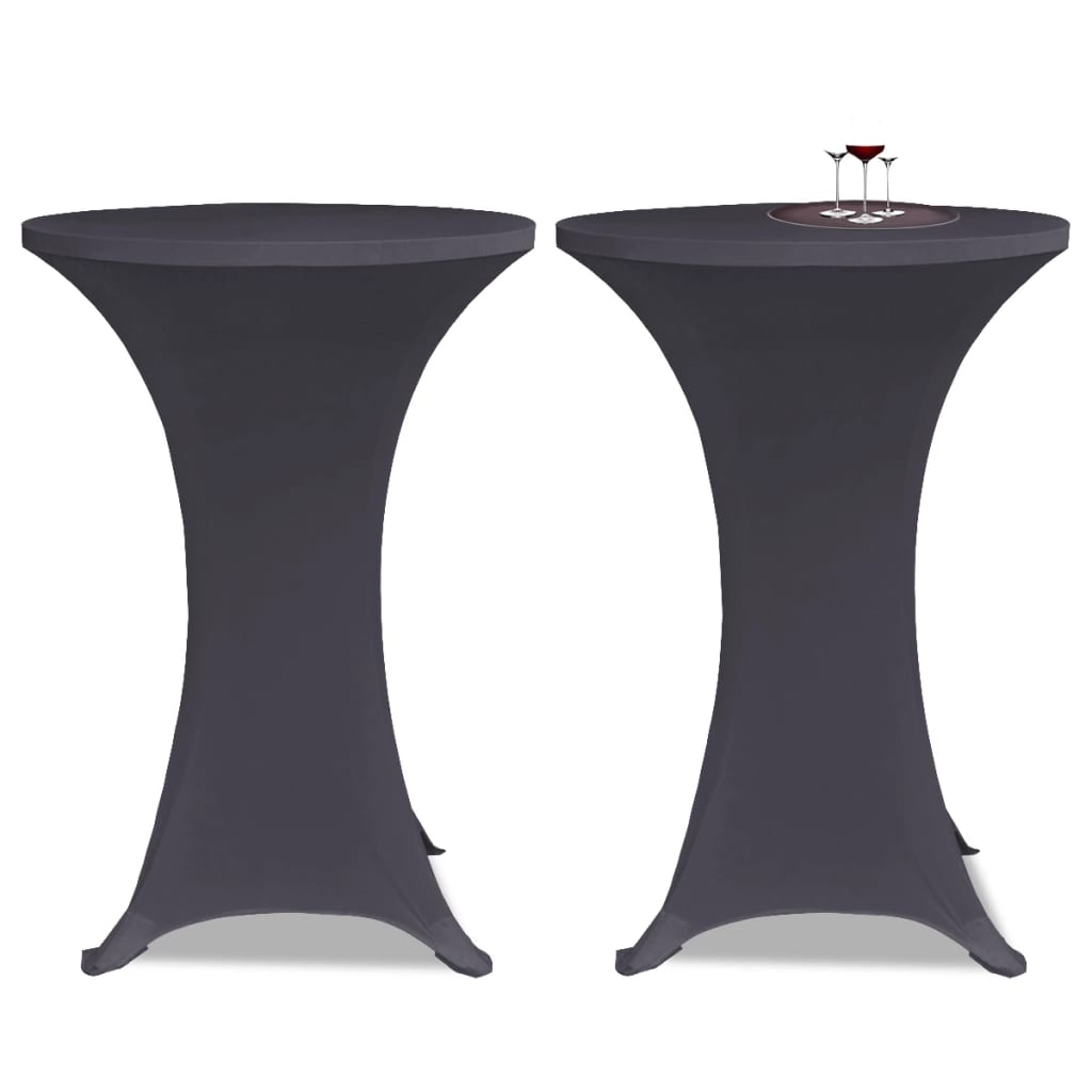 Vidaxl tafelhoes stretch 2 stuks 70 cm antraciet