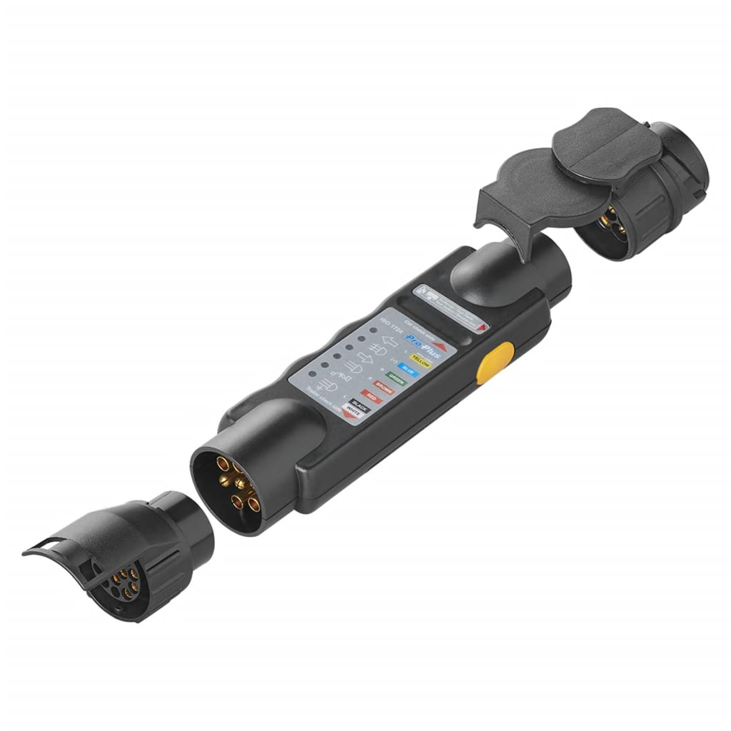 Proplus stekkertester 7-pins 12v + 2 adapters 343524
