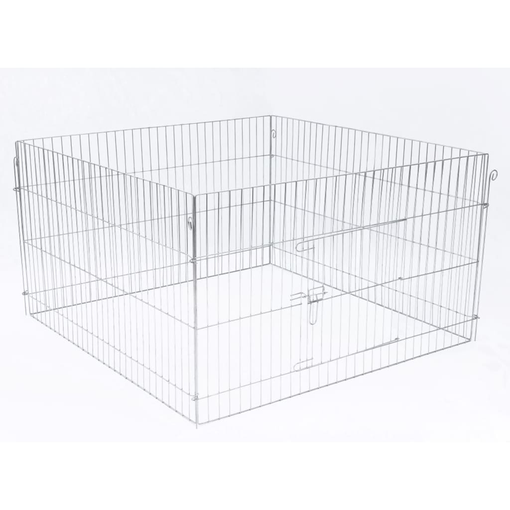 @pet huisdierenren voor buiten compleet 116x116x65 cm metaal