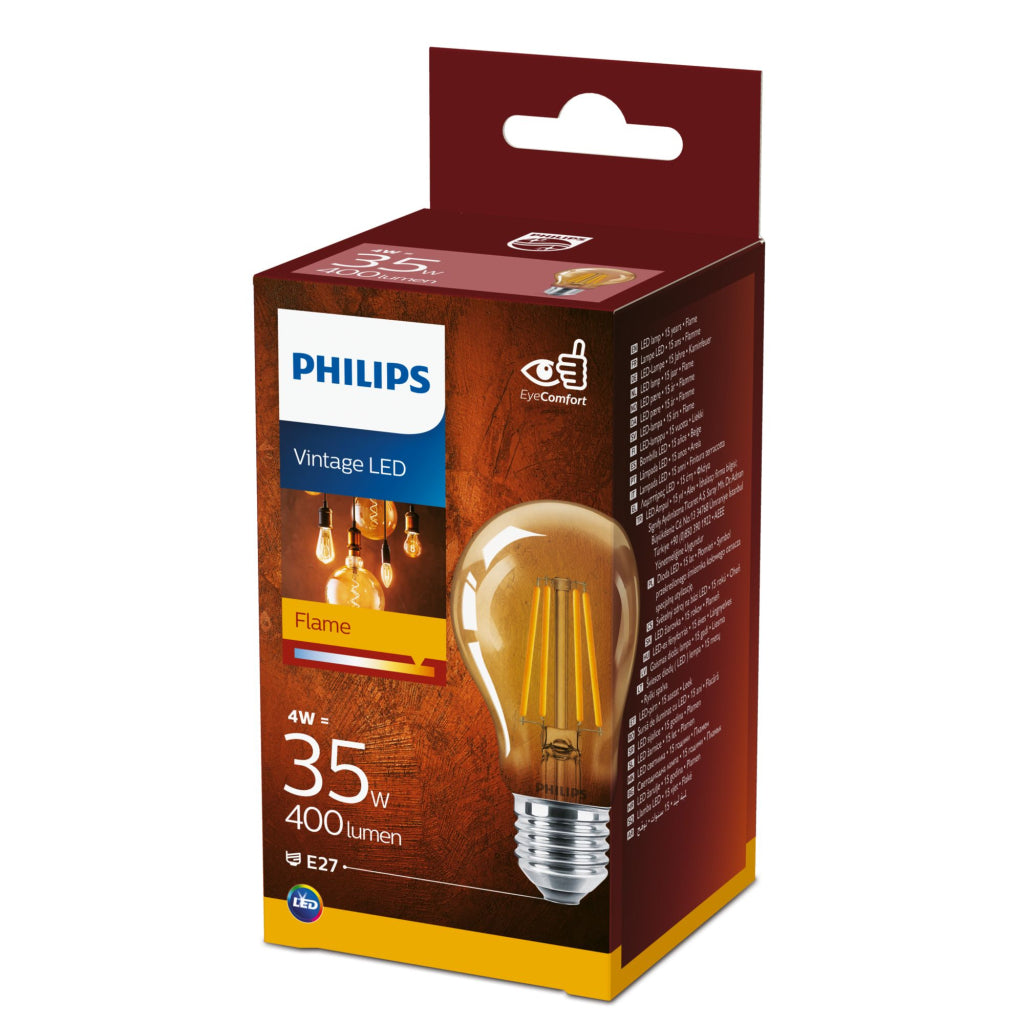 Philips led classic 35w a60 e27 825 goud ndsrt4 verlichting