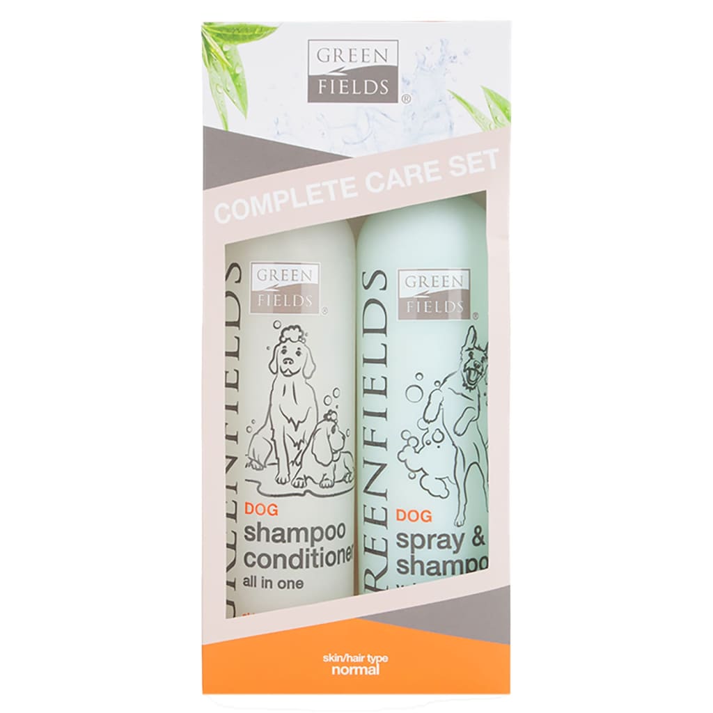 Greenfields Greenfields Hondenverzorgingsset shampoo en spray 2 x 250 ml