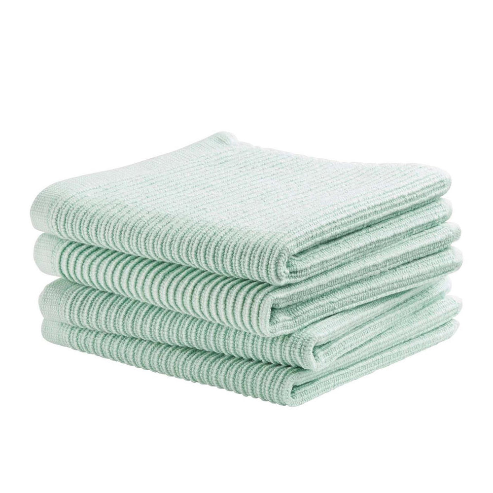 Ddddd vaatdoek stripe pastel groen 30x30cm pak a 4 stuks