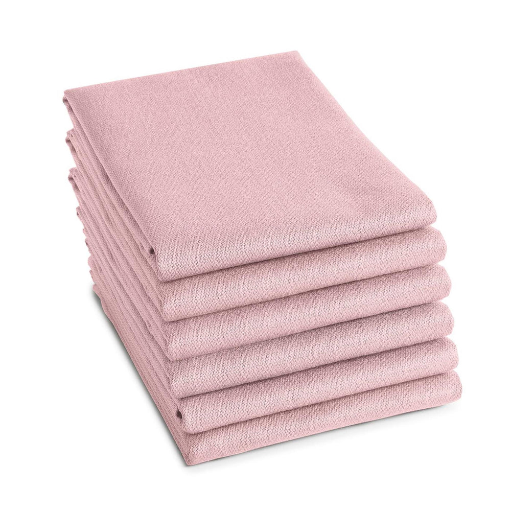 Ddddd theedoek logo pastel roze 6st