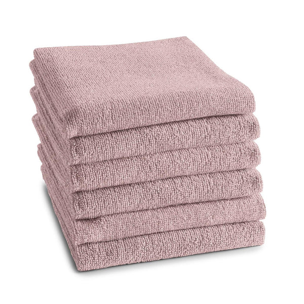 Ddddd keukendoek logo pastel roze 6st
