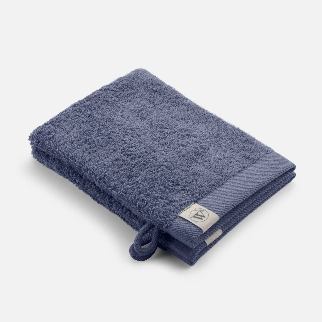 Walra washand remade katoen blauw 2x 16x21