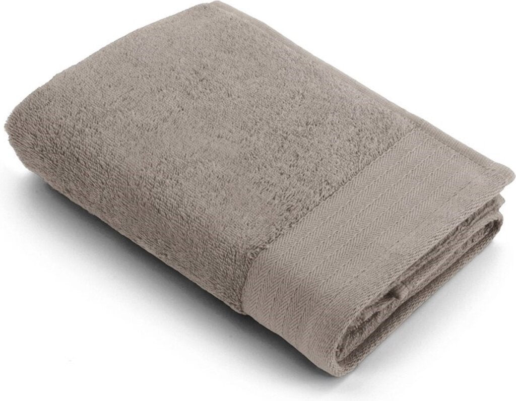Diversen walra baddoek zacht katoen 50x100 100% katoen taupe