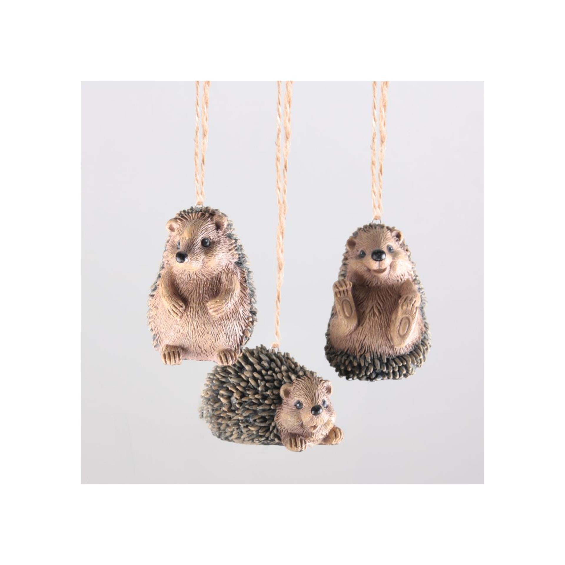 Farmwood animals egel hang 6cm 3 assorti