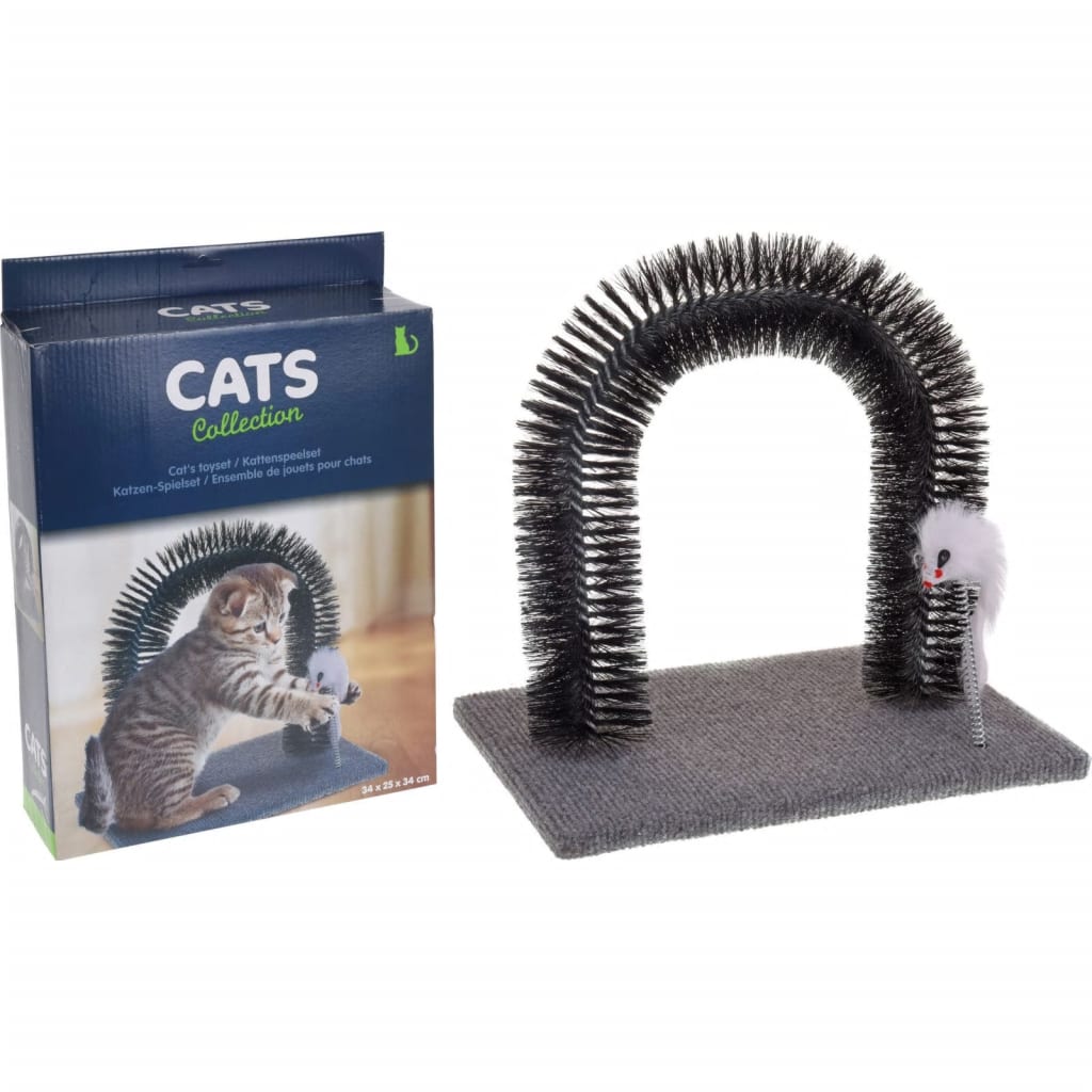 Dierencollectie kattenspeelgoed borstelboog