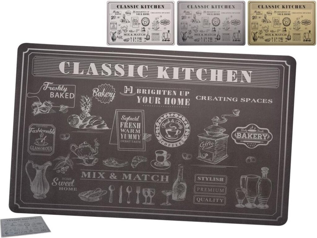 Diversen Placemat Indivd 43X28 Verschillende Uitvoeringen