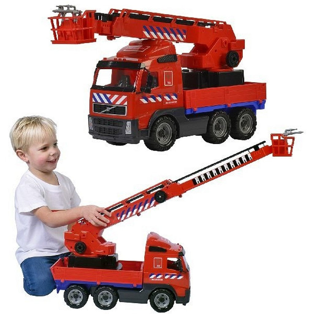 Basis volvo brandweerauto met uitschuifbare ladder 58,5 cm