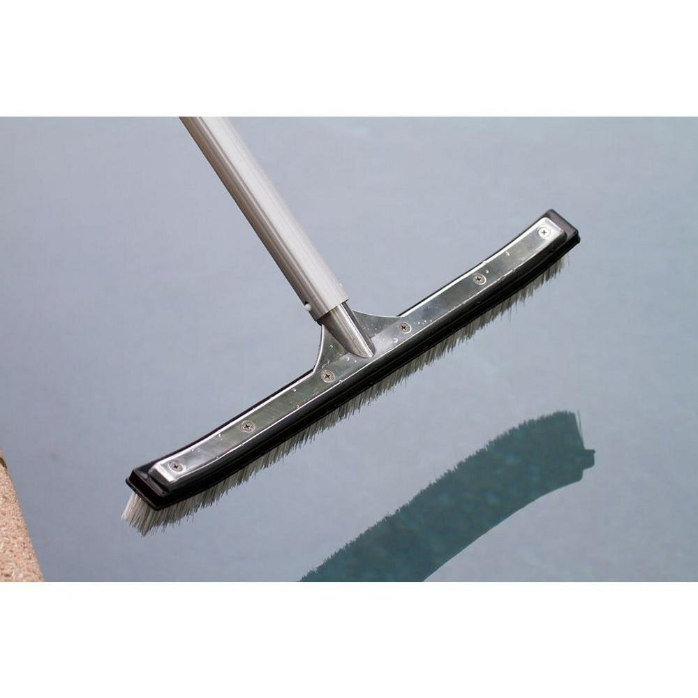 Interline luxe zwembadborstel 45 cm aluminium nylon