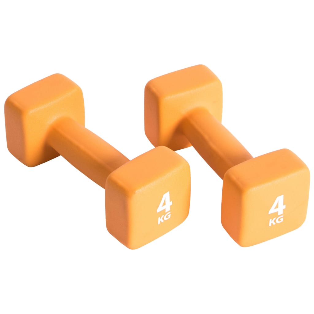 Pure2Improve Pure2Improve Halsterset 2x4 kg neopreen oranje