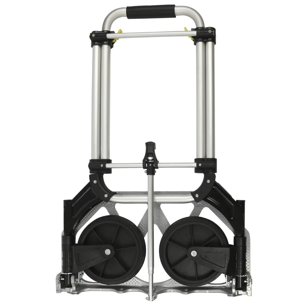ProPlus Inklapbare bagagewagen 70 kg aluminium zilver zwart