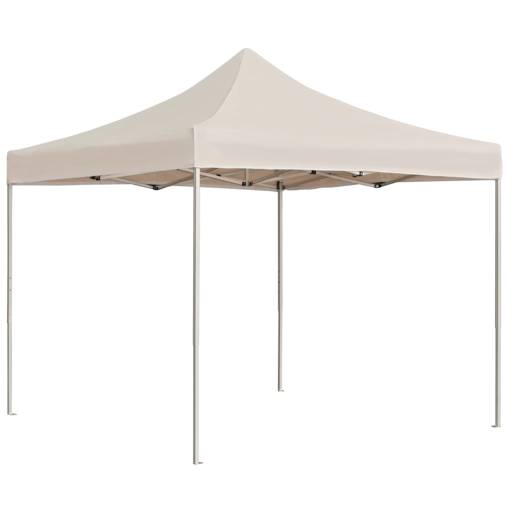 Vidaxl partytent professioneel inklapbaar 3x3m aluminium crème