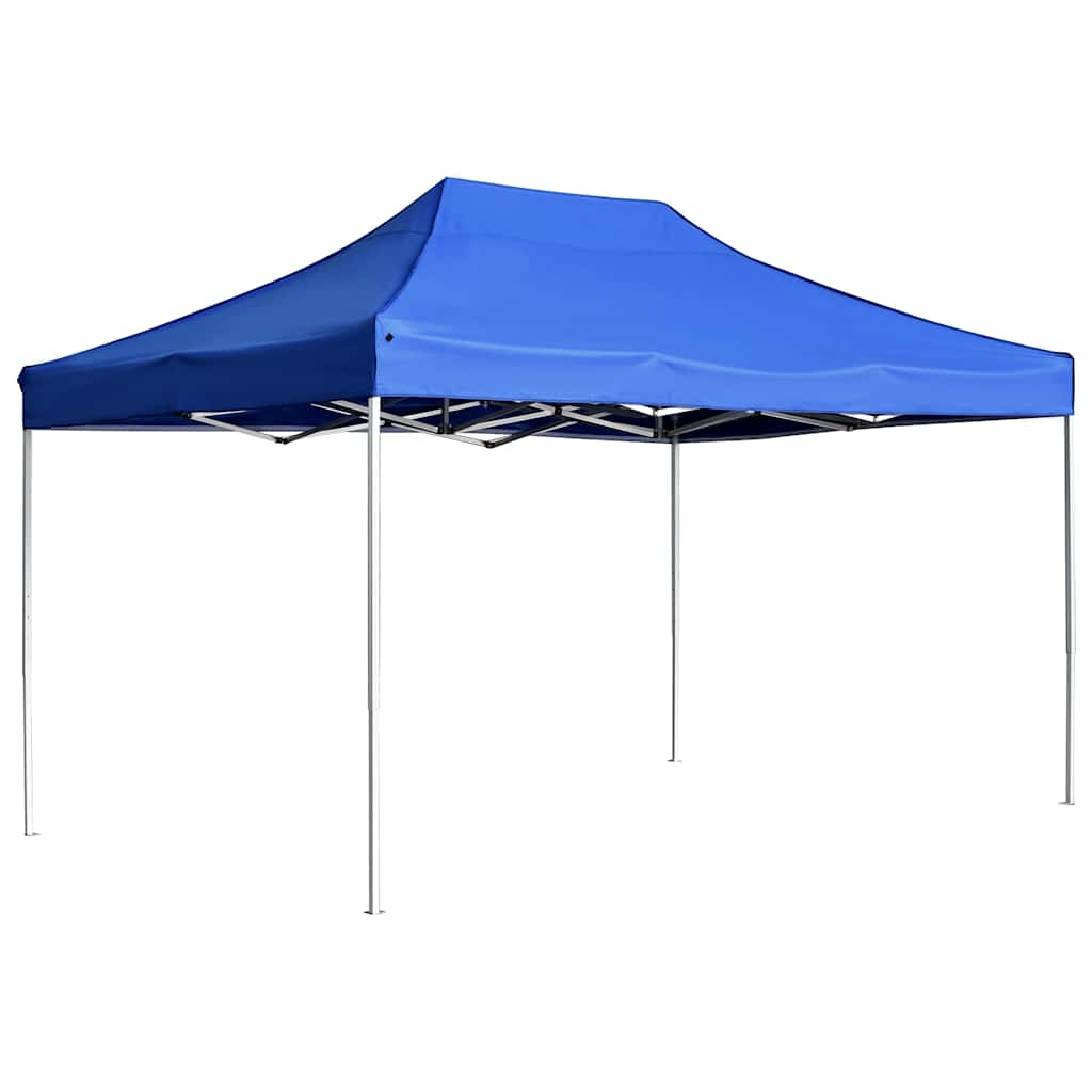 Vidaxl partytent professioneel inklapbaar 4,5x3m aluminium blauw