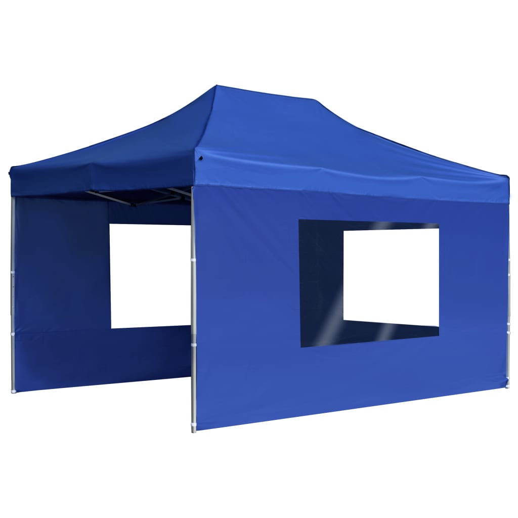 Vidaxl partytent inklapbaar met wanden 4,5x3 m aluminium