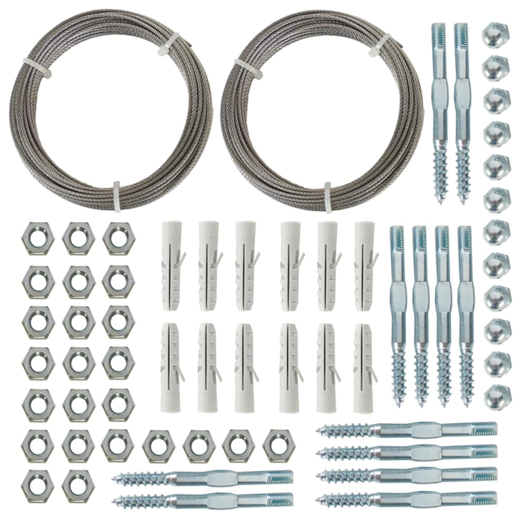 Natuur Natuur Spandraadsysteem voor klimplanten 2 st