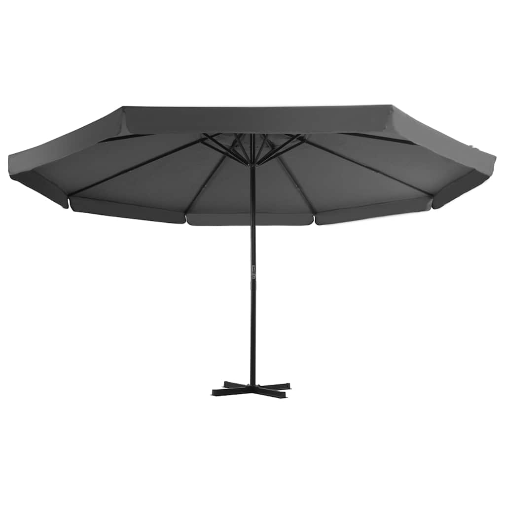 VidaXL Parasol met mobiele voet antracietkleurig