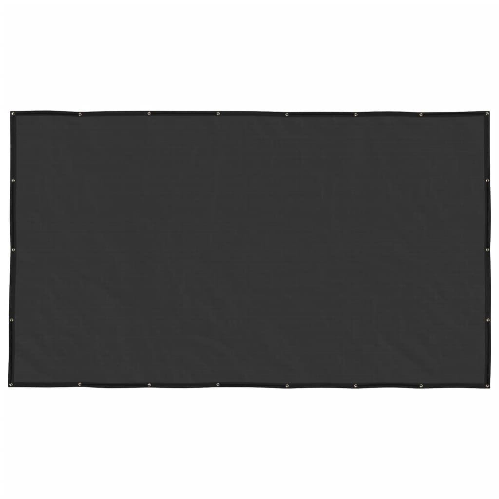 VidaXL Aanhangwagennet 2x3,5m HDPE zwart