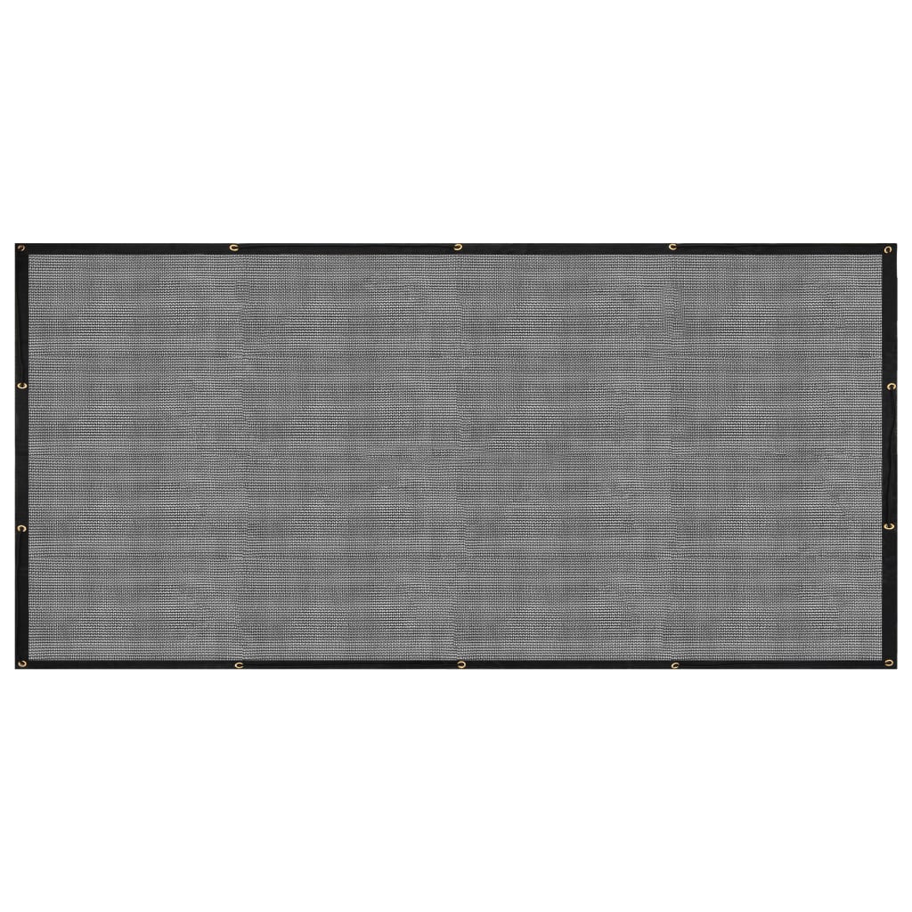 Vidaxl aanhangwagennet 2,5x4,5 m hdpe zwart