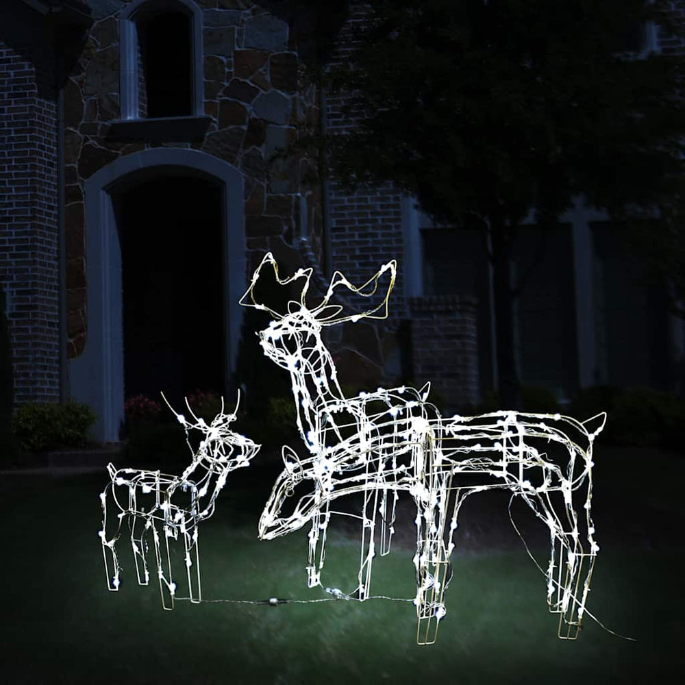 Vidaxl 3-delige kerstverlichting rendieren 229 led's