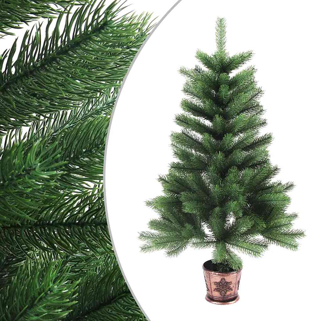 Vidaxl kunstkerstboom met levensechte naalden 65 cm groen
