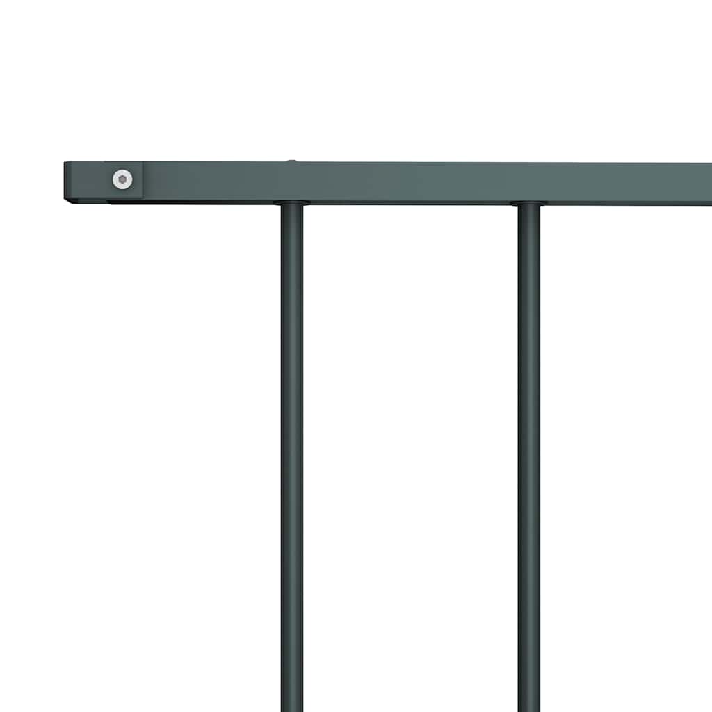 Vidaxl schuttingpaneel gepoedercoat staal 1,63x1,25 m antraciet