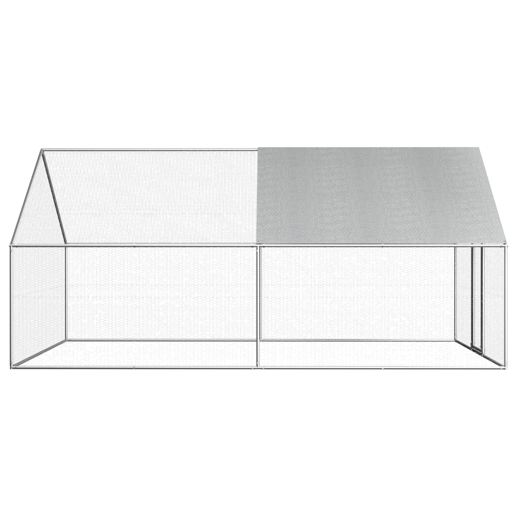 VidaXL Kippenhok 2,75x4x1,92m gegalvaniseerd staal