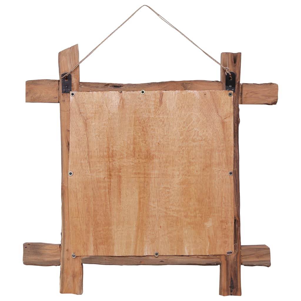 Vidaxl spiegelhoutblokken70x70 cm gerecycled teakhout naturel