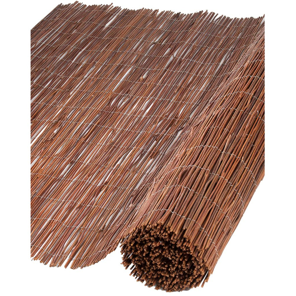 Natuur Natuur 2 st Tuinschermen 1x5 m 5 mm dik wilgen
