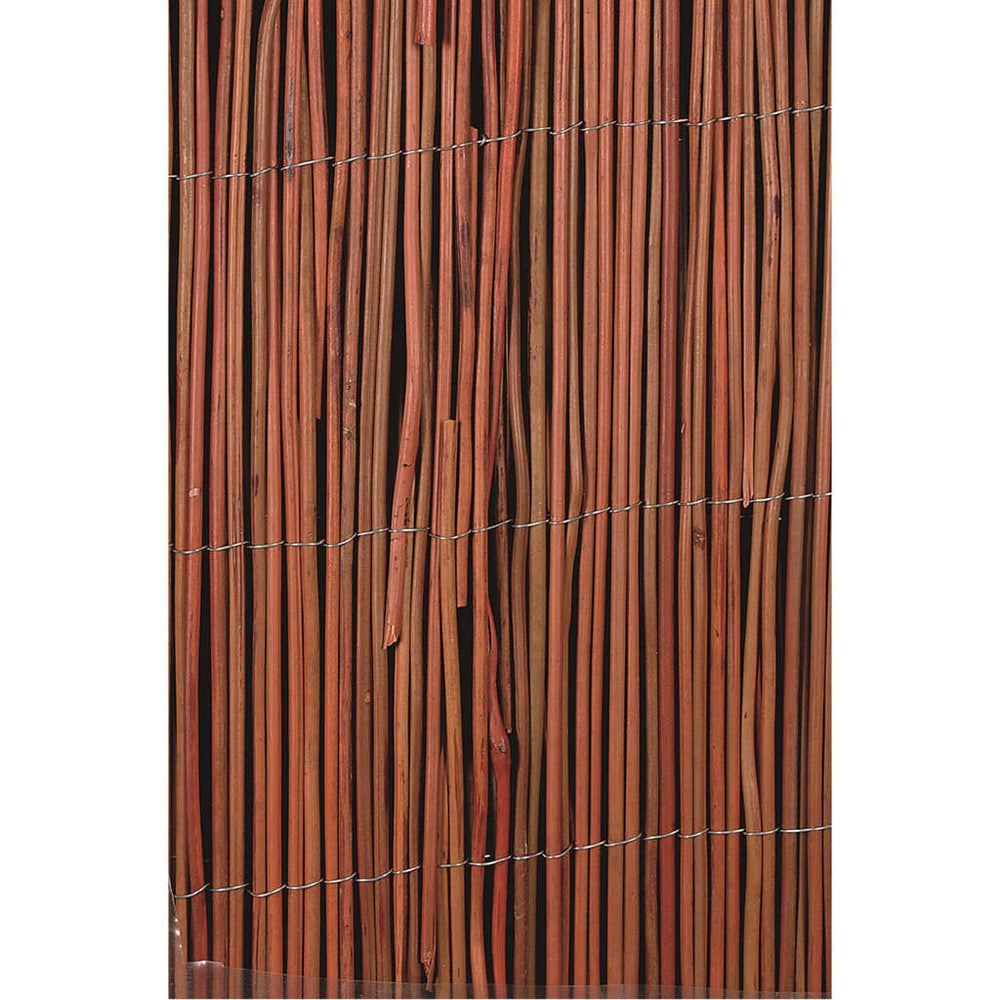 Natuur Natuur 2 st Tuinschermen 1x5 m 5 mm dik wilgen