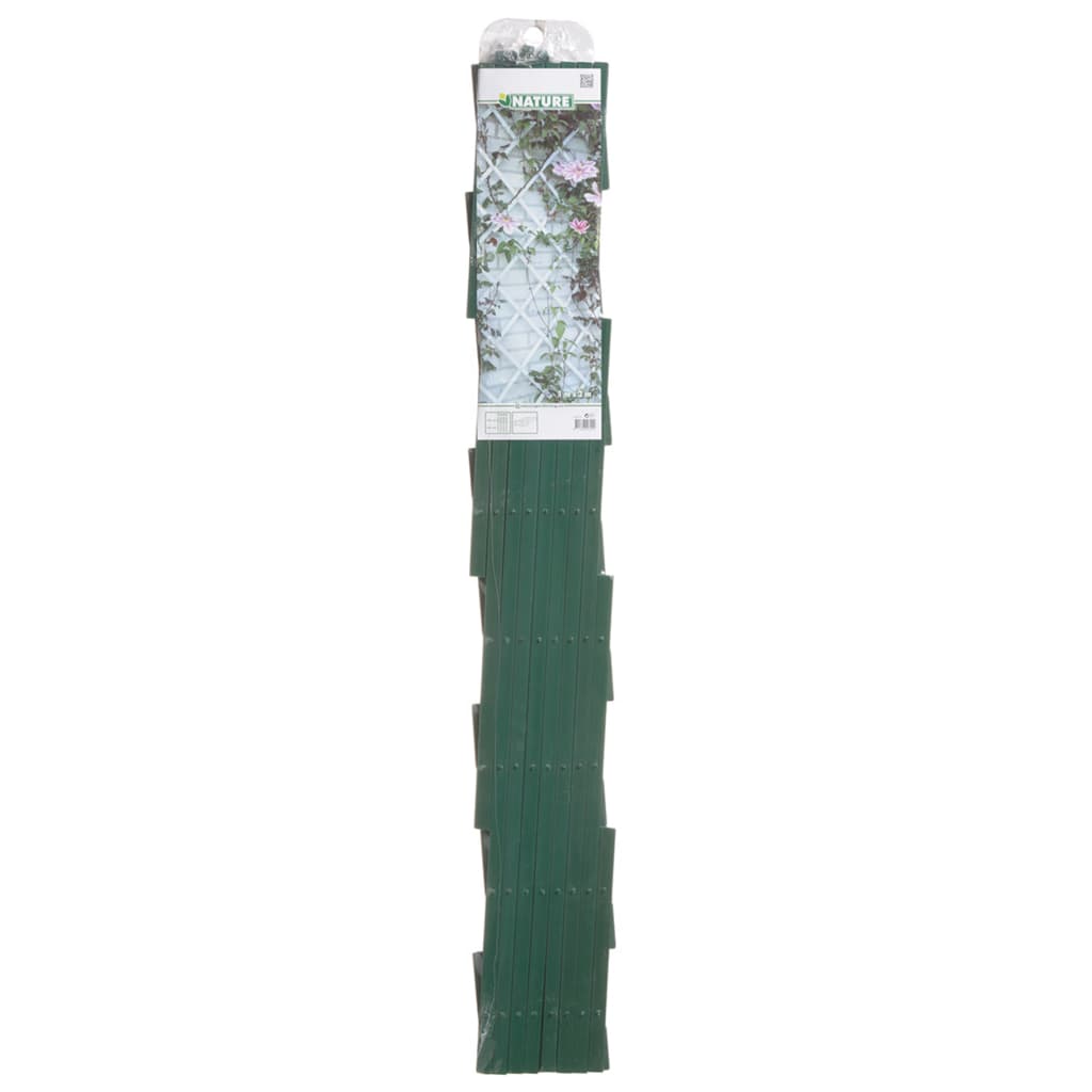 Natuur Natuur 2 st Tuinlatwerken 100x200 cm PVC groen