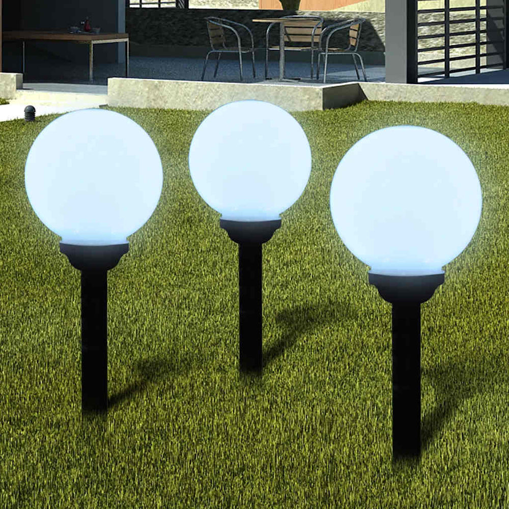Vidaxl tuinpadlampen 6 st met grondpin led 20 cm