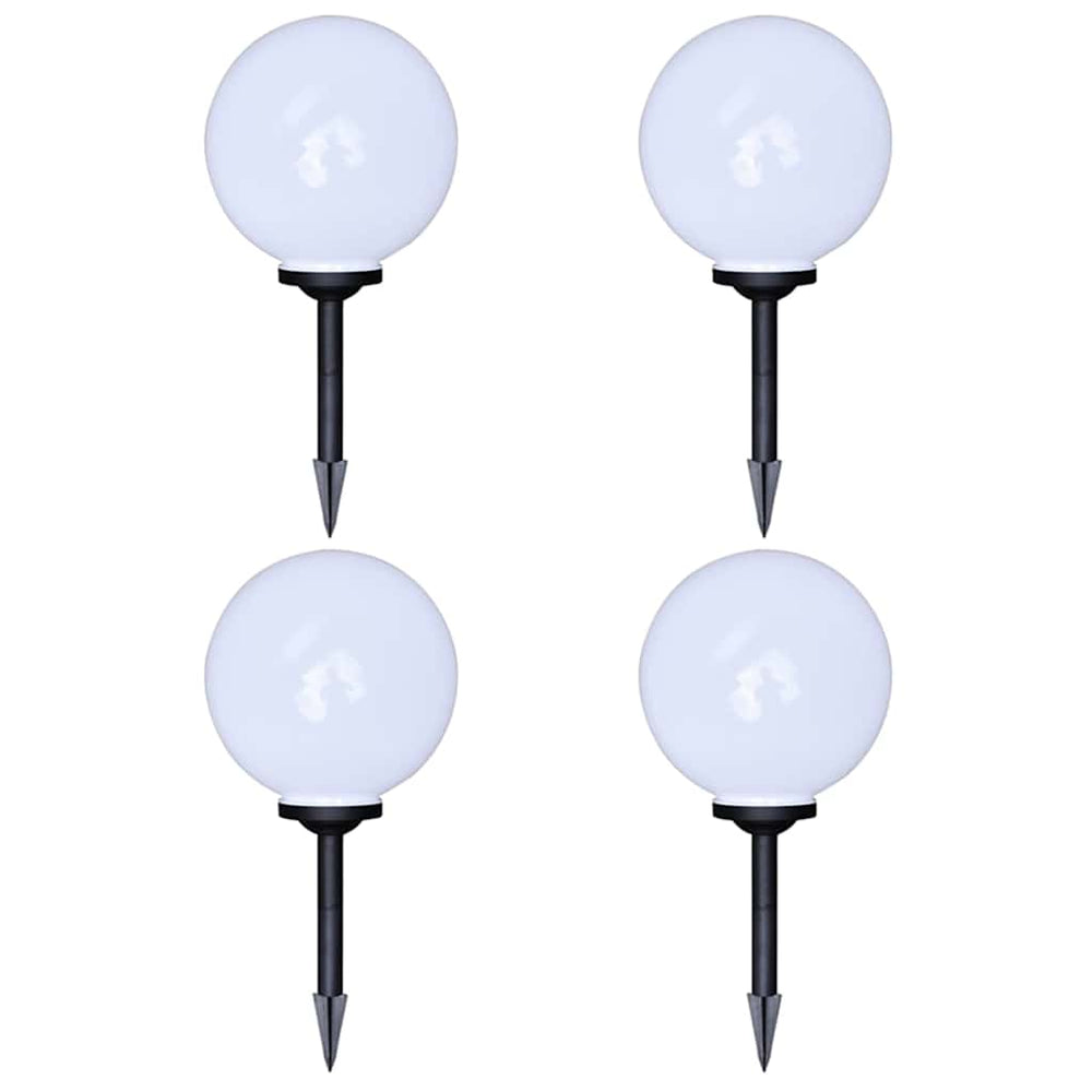 Vidaxl tuinpadlampen 4 st met grondpin led 30 cm