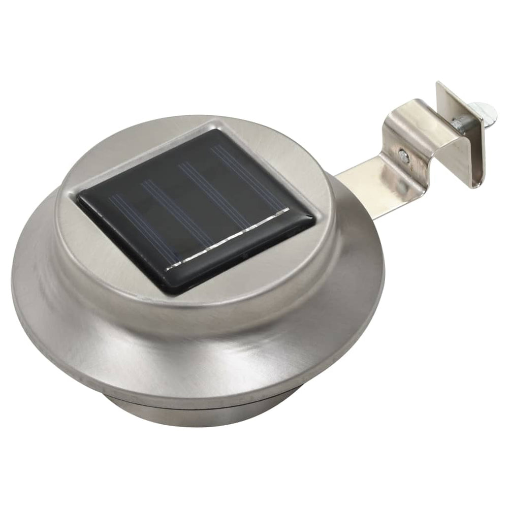 Vidaxl solarlampen 12 st led rond 12 cm wit