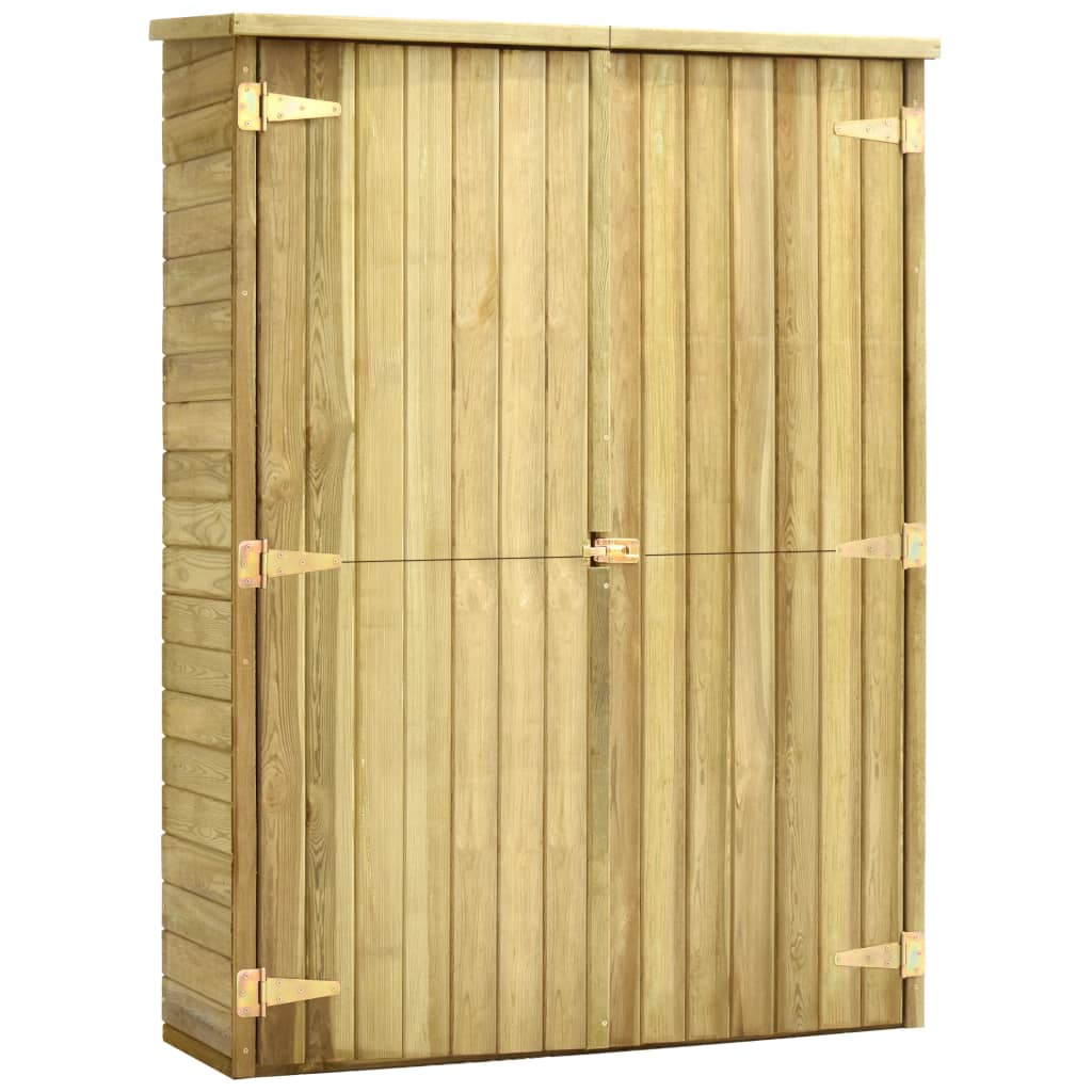 VidaXL Tuinschuur 123x50x171 cm geïmpregneerd groenenhout