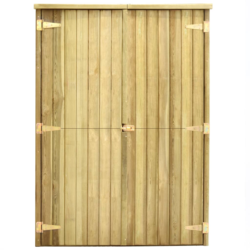 VidaXL Tuinschuur 123x50x171 cm geïmpregneerd groenenhout
