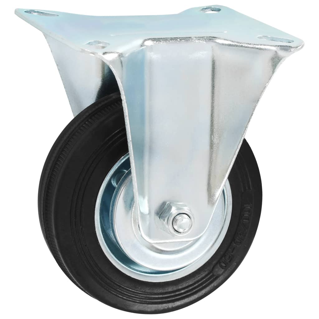 Vidaxl 16 st wielen vast 100 mm