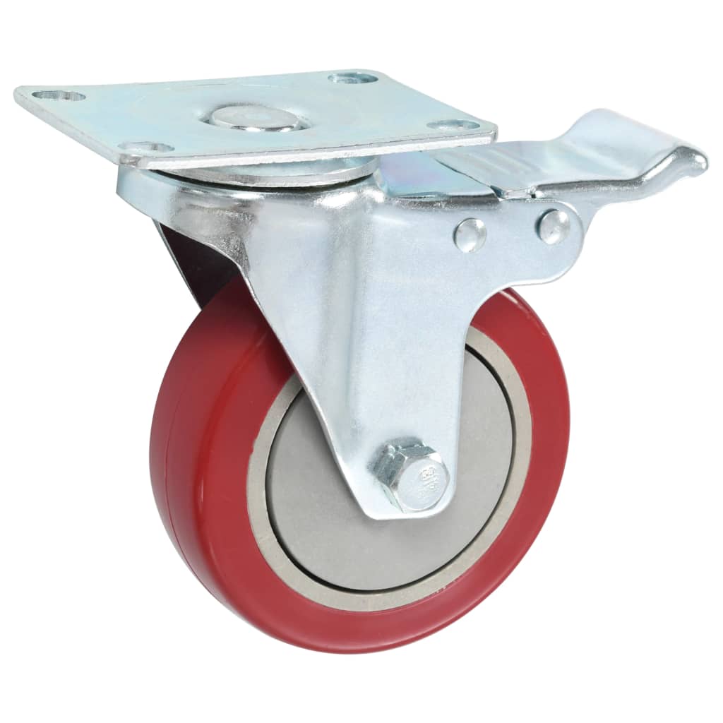 Vidaxl zwenkwielen 8 st 100 mm