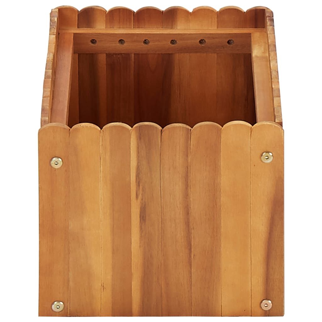 Vidaxl plantenbak 50x30x25 cm massief acaciahout