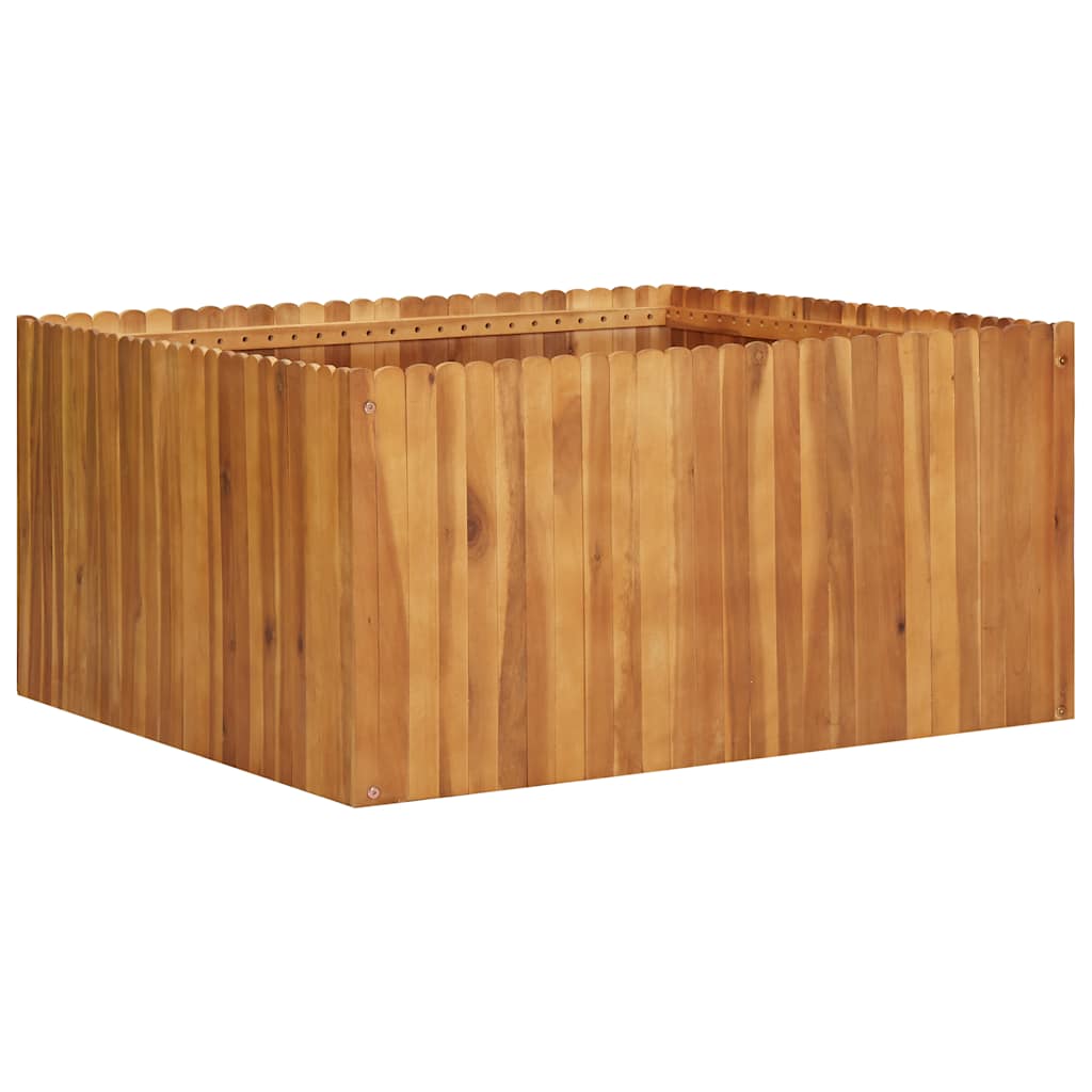 Vidaxl plantenbak 100x100x50 cm massief acaciahout