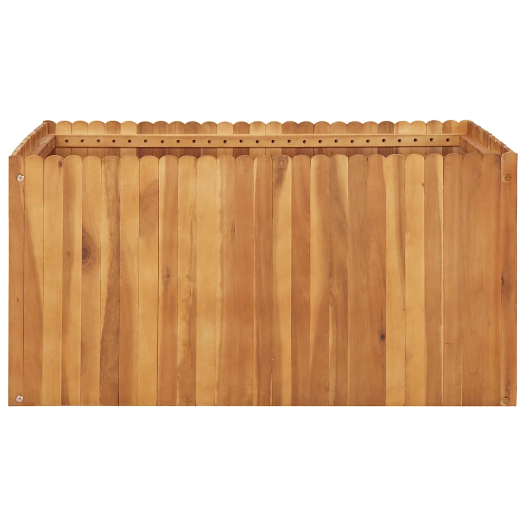 Vidaxl plantenbak 100x100x50 cm massief acaciahout