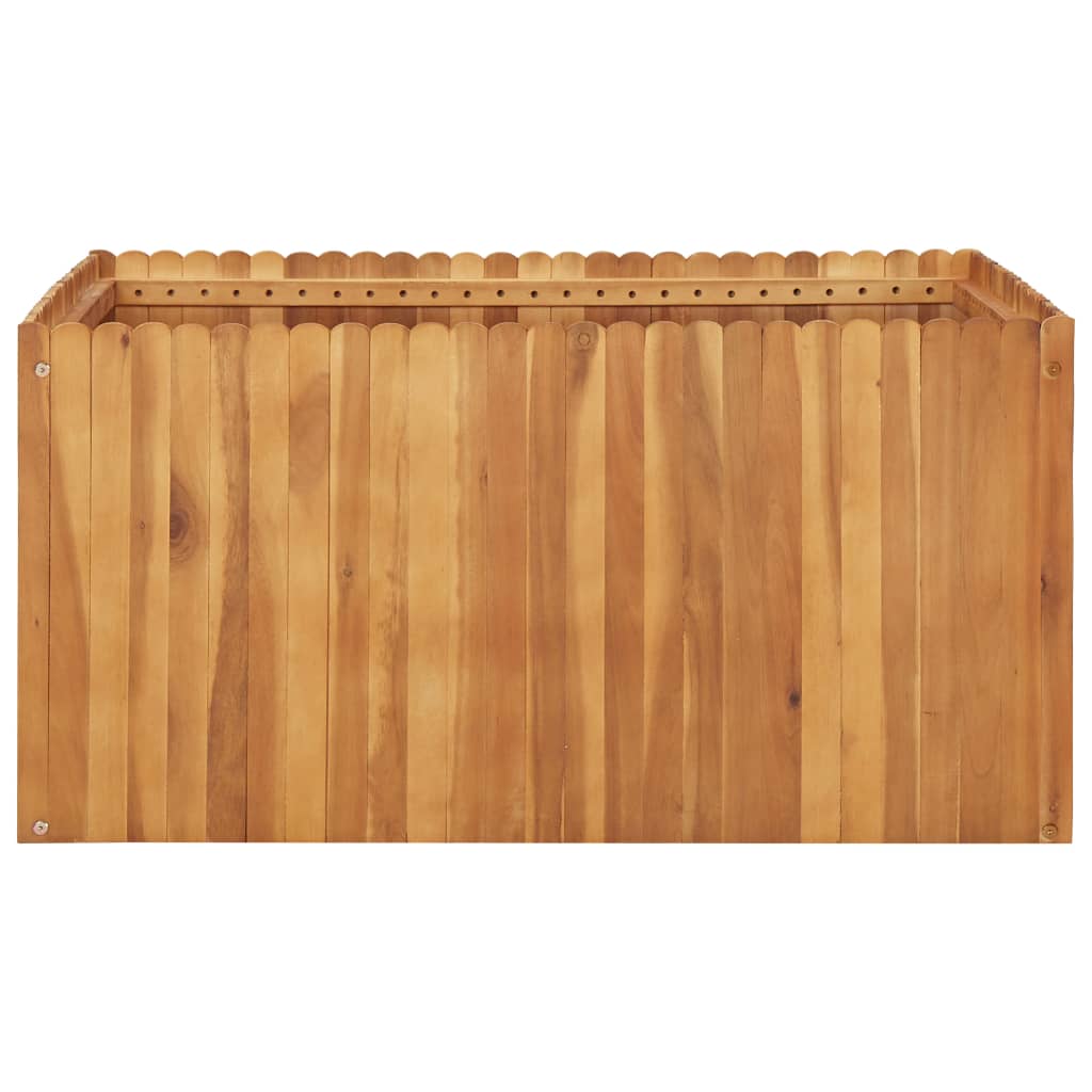 Vidaxl plantenbak 100x100x50 cm massief acaciahout